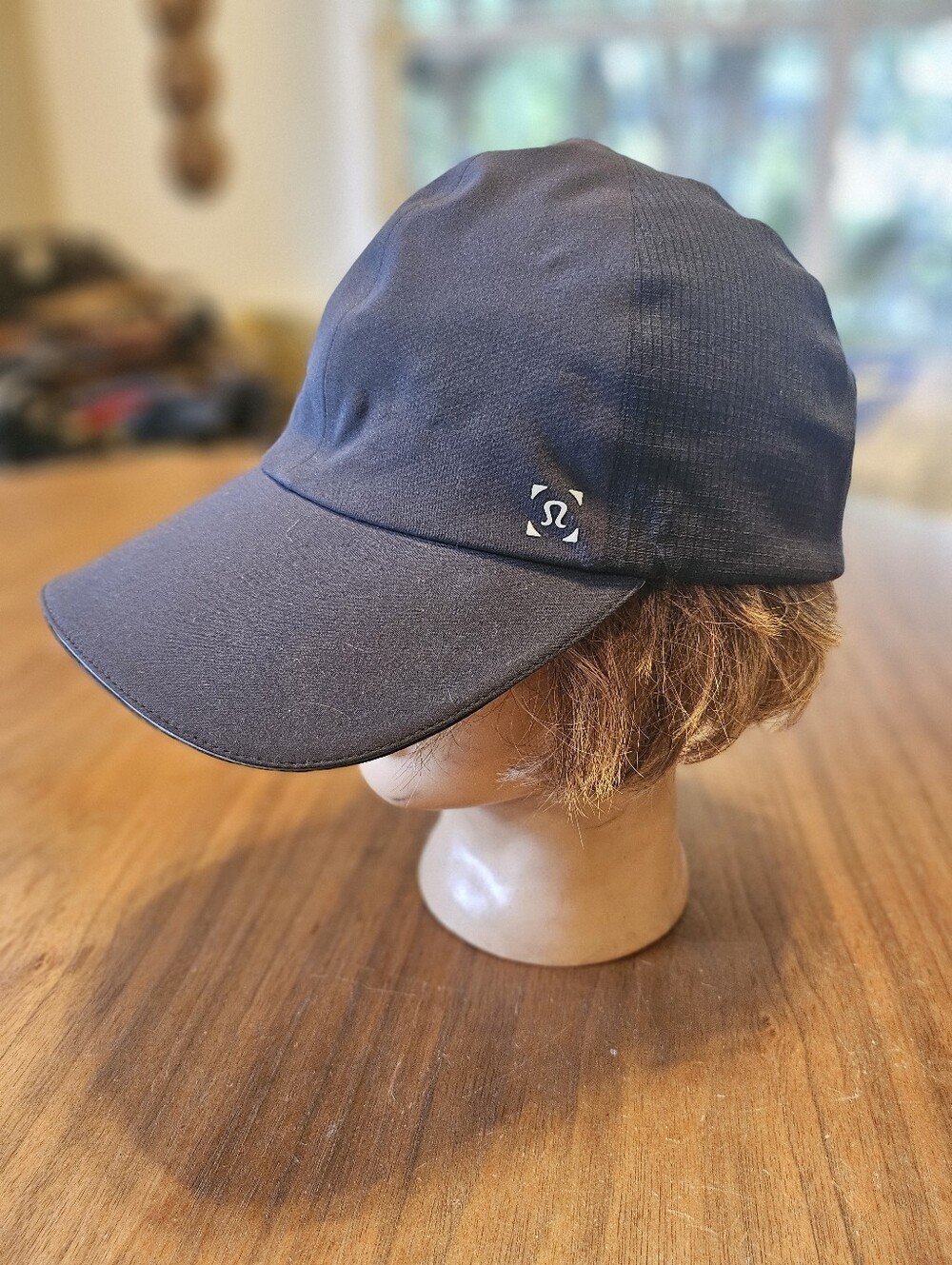 Lululemon Athletica Black Stretch Running Hat Cap One Size